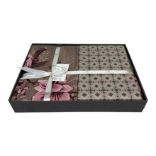 Луксозен спален комплект от памучен сатен, Евин - Норка