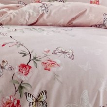 Луксозен спален комплект от памучен сатен, Матилда - Прах