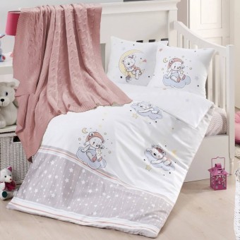 Бебешки спален комплект с одеяло от 100% бамбук - Сънища