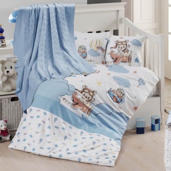 Бебешки спален комплект с одеяло от 100% бамбук - Балон