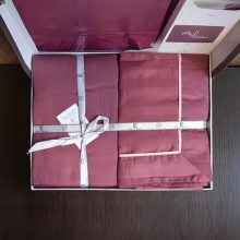 Луксозен спален комплект от делукс сатен, Новел - Роза
