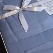 Луксозен спален комплект от делукс сатен, Тренди - Светло син