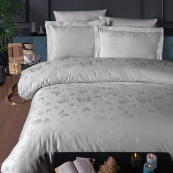 Луксозен спален комплект от жакард сатен, Кори - Санд
