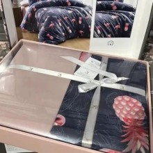 Луксозен спален комплект от ранфорс, Фламинго