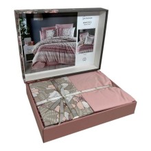Луксозен спален комплект от ранфорс, Джианна - Пудра
