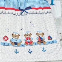 Бебешки спален комплект с одеяло от ранфорс - Сали