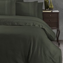 Луксозен спален комплект от делукс ранфорс, Гала - Тъмно зелен