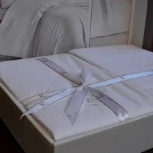 Луксозен спален комплект от делукс ранфорс, Гала - Бял
