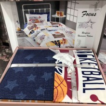 Луксозен спален комплект от ранфорс Малчо - Баскетбол