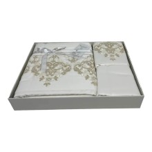 Луксозен спален комплект от ВИП памучен сатен, Ема
