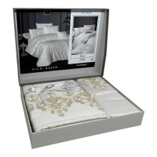 Луксозен спален комплект от ВИП памучен сатен, Ема