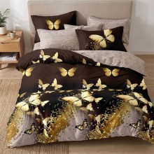 Спален комплект чаршафи от 6 части, Голд