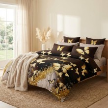 Спален комплект чаршафи от 6 части, Голд