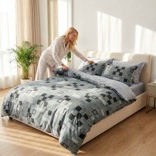 Спален комплект чаршафи от 6 части, Тетрис