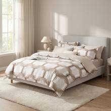 Спален комплект чаршафи от 6 части, Нуга