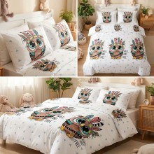 Спален комплект чаршафи от 6 части, Бухи