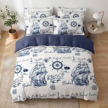 Спален комплект чаршафи от 6 части, Компас