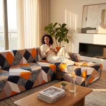 Калъф за ъглов диван Каре