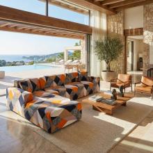 Калъф за ъглов диван Каре