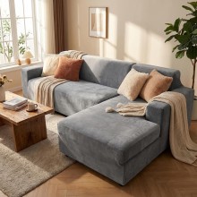 Калъф за ъглов диван Вера - Сив