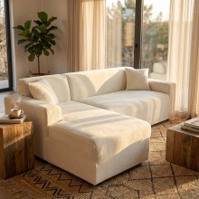 Калъф за ъглов диван Вера - Крем Калъф за ъглов диван Вера - Крем