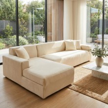 Калъф за ъглов диван Вера - Крем Калъф за ъглов диван Вера - Крем