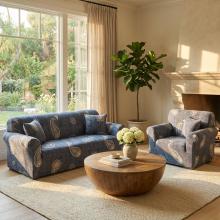 Комплект калъфи за диван и фотьойл Ориент - Сив