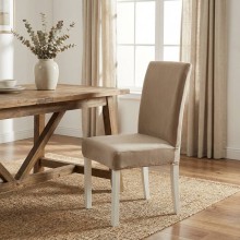 Комплект калъфи за стол Вера - Беж, 6 броя