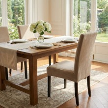 Комплект калъфи за стол Вера - Беж, 6 броя