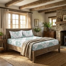 Спален комплект чаршафи с ластик от 3 части, Ориента Спален комплект чаршафи с ластик от 3 части, Ориента