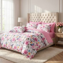 Спален комплект чаршафи - Цветна фиеста