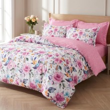 Спален комплект чаршафи - Цветна фиеста