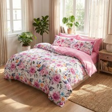 Спален комплект чаршафи - Цветна фиеста