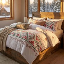 Спален комплект чаршафи - Шевица - Мери