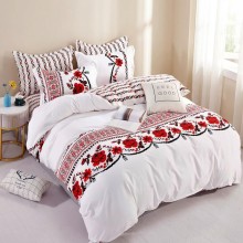 Спален комплект чаршафи с ластик от 6 части, Шевица - Нери