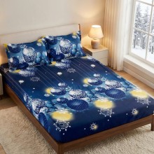 Спален комплект чаршафи с ластик от 3 части, Висулки