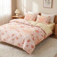 Спален комплект чаршафи с ластик от 4 части, Тиана