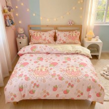 Спален комплект чаршафи с ластик от 4 части, Тиана