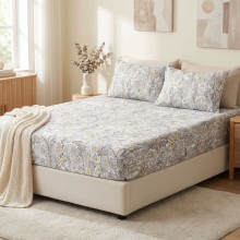 Спален комплект чаршафи с ластик от 3 части, Мираж