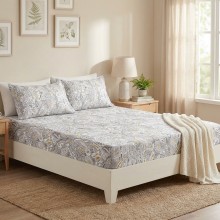 Спален комплект чаршафи с ластик от 3 части, Мираж