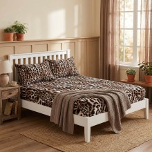 Спален комплект чаршафи с ластик от 3 части, Дюн