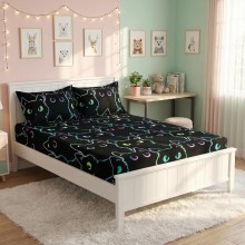 Спален комплект чаршафи с ластик от 3 части, Котерия