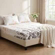 Спален комплект чаршафи с ластик от 3 части, Бизи