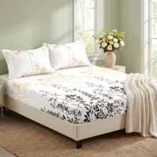 Спален комплект чаршафи с ластик от 3 части, Бизи