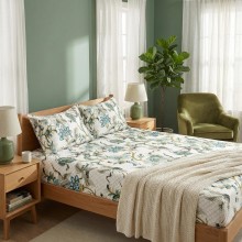 Спален комплект чаршафи с ластик от 3 части, Eсенен танц