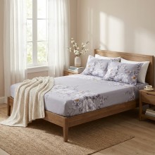 Спален комплект чаршафи с ластик от 3 части, Орхид