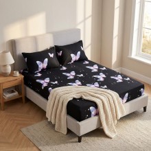 Спален комплект чаршафи с ластик от 3 части, Таня