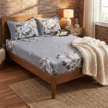 Спален комплект чаршафи с ластик от 3 части  Омега - 1