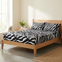 Спален комплект чаршафи с ластик от 3 части, Наталия