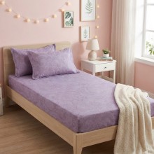 Единичен комплект чаршафи с ластик от 3 части, Бети